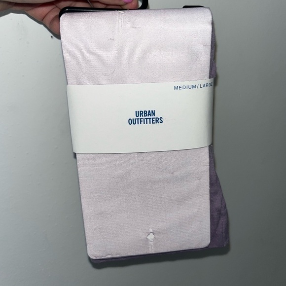 NEW URBAN OUTFITTERS Light Purple Distressed Tights Medium/Large - Picture 2 of 5